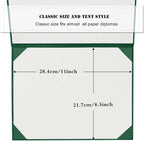 Diploma Cover 8.5” x11” Diploma Holder of Graduation Leatherette Padded - Image 6