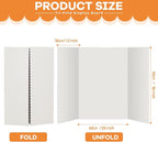 Henoyso 8 Pcs 36 x 48 Inch White Trifold Poster Board - Image 2