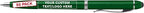 DISCOUNT PROMOS Custom Twist Action Plastic Stylus Pens, Personalized Bulk Pack by DISCOUNTPROMOS