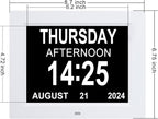 TMC 8 Inch Dementia Clock for Seniors - Image 8