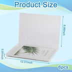 6 Pcs Photo Storage Box, 8x10 Inches Clear Scrapbook Paper and Photo Organizer - Image 2