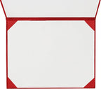 GraduationMall 8.5"x11" Smooth Padded Diploma Cover Certificate Holder Red - Image 4