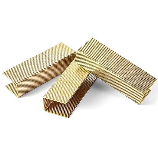 meite 16 Gauge 1-Inch Wide Crown Staples 3/4'' Leg, Galvanized P-Type Heavy by meite