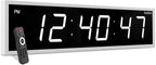 Ivation Huge Oversized 72" Large Digital LED Clock | Big Digital Clock by Ivation