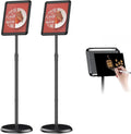 Newzueby Adjustable Pedestal Floor Stand Sign Holder by Newzueby