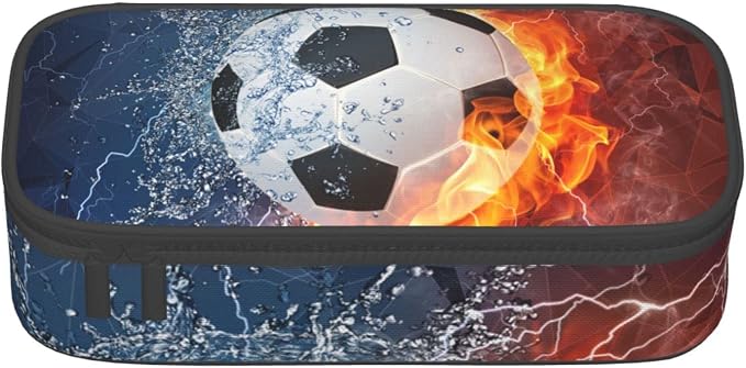 SNAPMADE Soccer Pencil Case for Boys Teens Men, Sports Pencil Box - Image 5