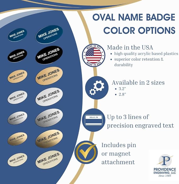 Custom Engraved Name Tag Badges – Personalized Identification - Image 4