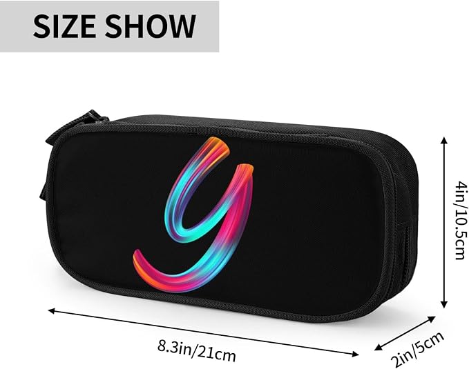 Pazacon Cute Initial Pencil Case - Image 2