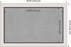 Amanti Art Silver Framed Magnetic Board 30x46 Large Vision Board - Image 2