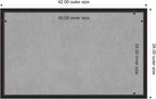 Amanti Art Black Framed Magnetic Board 26x42 Large Vision Board - Image 4