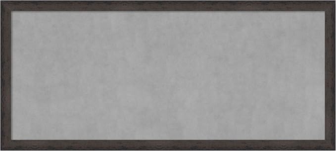 Amanti Art Black Framed Magnetic Board 23x51 Oversize Vision Board by AmantiArt