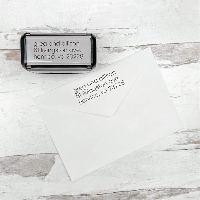 Self Inking Modern Address Stamps | Custom Return Address Stamper - Image 7