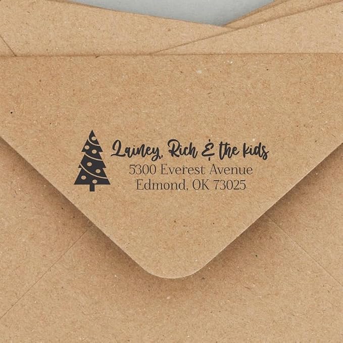 Address Stamp - Custom Stamps for Mailing I Create Personalized Name and Return - Image 5