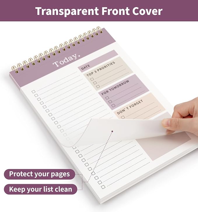 104 Pgs To Do List Notepad, 52 Undated Sheets Duplex-printed Daily Planner - Image 6