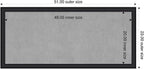 Amanti Art Black Framed Magnetic Board 23x51 Oversize Vision Board - Image 2
