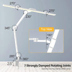 Micomlan Led Desk Lamp for Home Office, 24W Bright Rotatable Led Table Light - Image 3