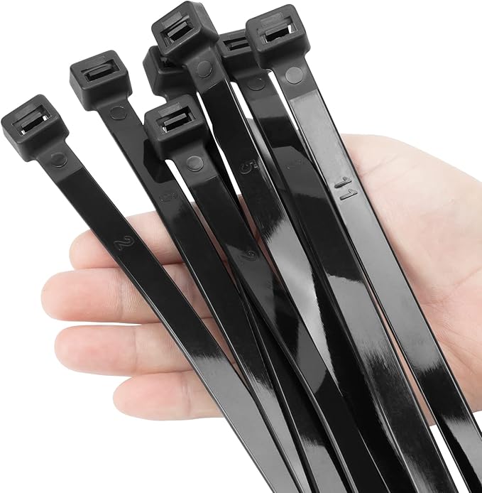 XINGO 31 inch Black Zip Ties Heavy Duty 40PCS, 250 LBS Ultra Strong Plastic by XINGO