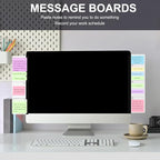 Office Desk Accessories 2pcs Computer Message Board Monitor Memo Board Office - Image 5