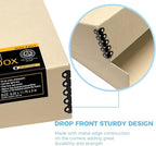 Lineco Museum Archival Storage Box, 9.25x11.75x3 in. Drop Front Design. - Image 7