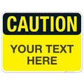 Custom Caution Sign, OSHA Sign, 18x24 Inches, Rust Free .063 Aluminum, Fade by SigoSigns
