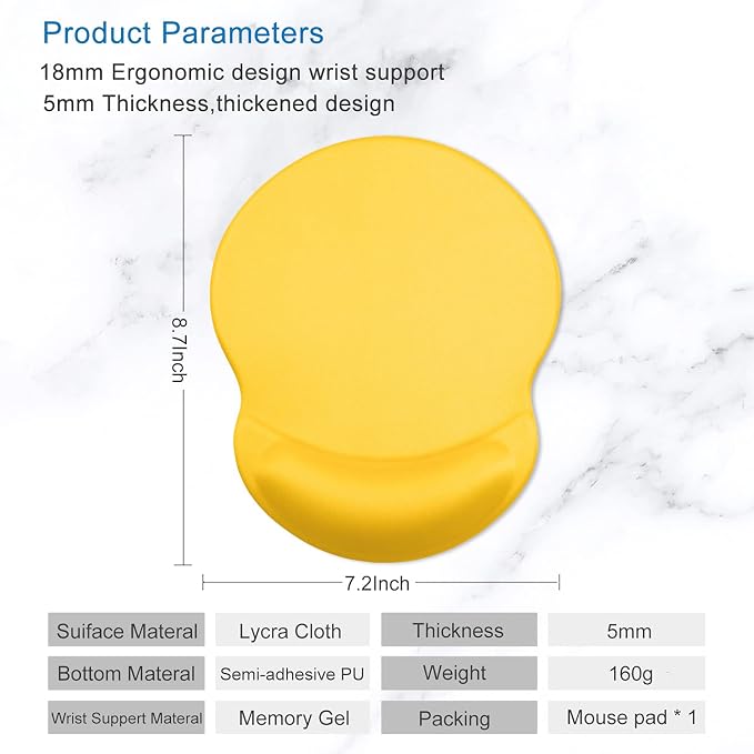 ITNRSIIET Ergonomic Mouse Pad - Image 5