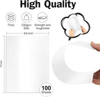 100 Sheets White Shimmer Cardstock 8.5 x 11 Certificate Paper, Goefun 80lb - Image 2