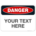 Custom Danger Sign, OSHA Sign, 18x24 Inches, Rust Free .063 Aluminum, Fade by SigoSigns