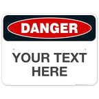 Custom Danger Sign, OSHA Sign, 18x24 Inches, Rust Free .063 Aluminum, Fade by SigoSigns