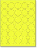 NextDayLabels - 8-1/2 x 11 Neon Color High Light Fluorescent Labels by NextDayLabels