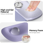 TECKNET Gel Mouse Pad Set with Wrist Rest and Keyboard Wrist Rest, Ergonomic - Image 3
