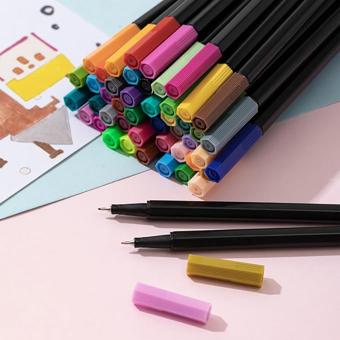 Vigorizon Fine Line Marker Pens - Image 6