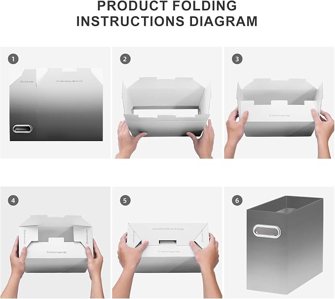Oterri Cardboard File Organizer Box - Image 3