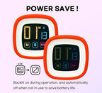 CREAVIVA Digital Kitchen Timer, Protective Rubber case, Large Display - Image 4