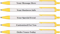 RevMark Personalized Ballpoint Pen, Custom Printed Name, Business or Event by RevMark