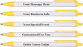 RevMark Personalized Ballpoint Pen, Custom Printed Name, Business or Event by RevMark