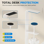Extra Large Under Desk Cable Management, Cinati 25" Wire Organizers No Drill - Image 3