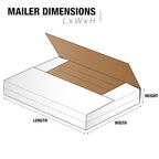 Tape Logic TLM10101 Easy-Fold Mailers, 10 1/4" x 10 1/4" x 1" - Image 2