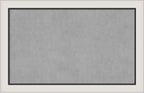 Amanti Art Silver Framed Magnetic Board 30x46 Large Vision Board by AmantiArt