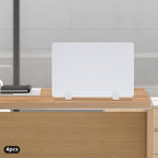 4PCS Desk Dividers Office Partitions, Privacy Desk Panel Protective, Frosted - Image 2