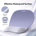 TECKNET Gel Mouse Pad Set with Wrist Rest and Keyboard Wrist Rest, Ergonomic - Image 4