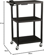 Norwood Commercial Furniture Mobile Utility AV Cart - Image 7