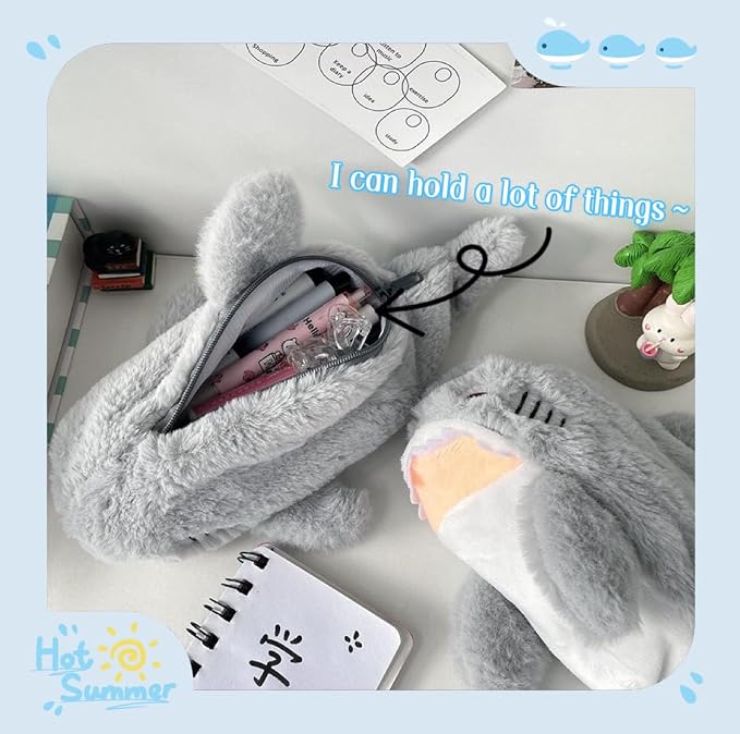 XZR Cute Pen Bag Case Box Stocking Stuffers Cute Creative Animal Cartoon Large - Image 4