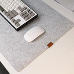Bright Stone Felt Desk Mat, Non-Slip Mouse Pad, 31.5"x15.7" Office Supplies - Image 5