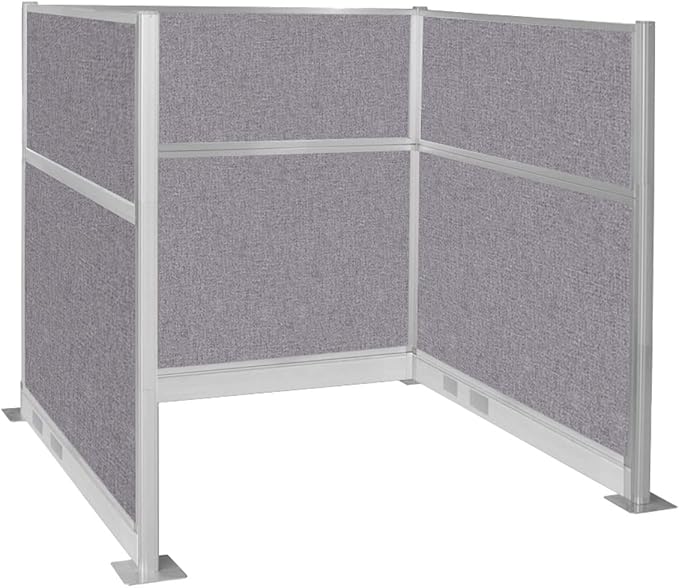 Versare Pre-Configured Hush Panel Electric Cubicle | Workstation Divider Walls by VERSARE