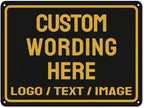 Custom Sign Bulk Personalized Metal Signs by Custom