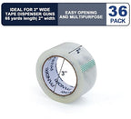 PANDRI Packing Tape, 36 Rolls Heavy Duty Clear Packaging Tape - Image 2