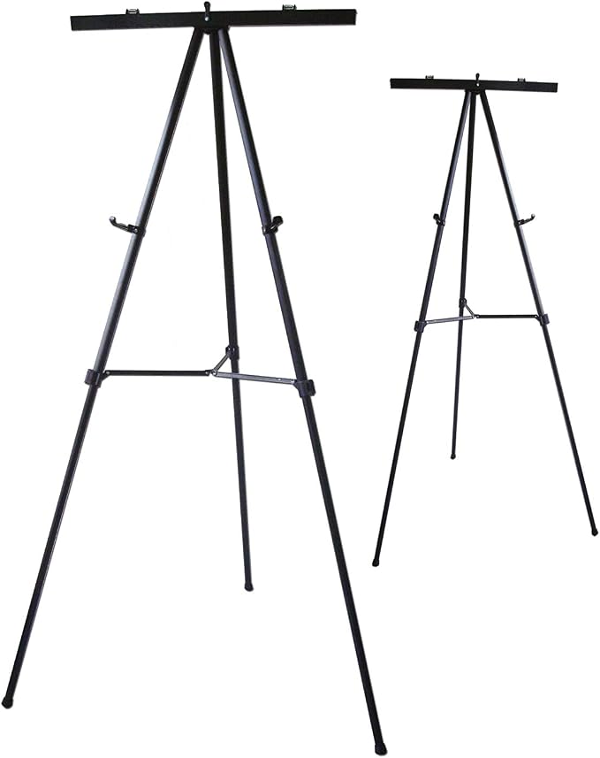 Lightweight Aluminum Flip-Chart Presentation Easel by Audio-VisualDirect