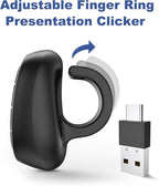 Presentation Clicker PowerPoint Wireless Presenter Remote: USB C Laser Pointer - Image 3
