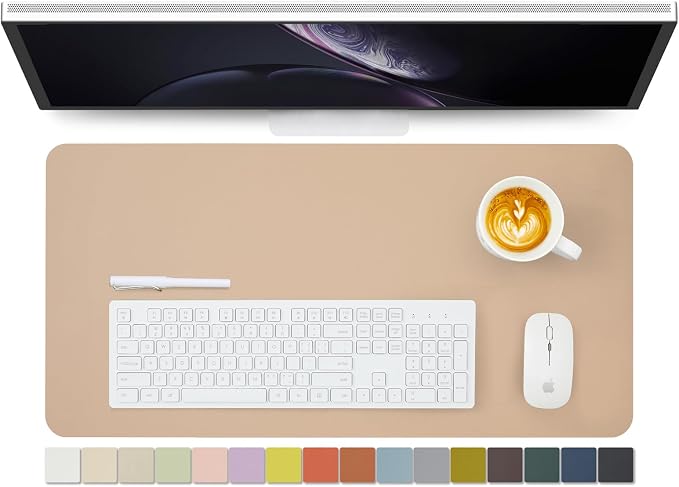 Leather Desk Mat by HOMIEAZICOZI