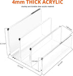 Richboom Acrylic File Sorter, 8.5"x6.3"x6.2", Upright File Organizer - Image 3